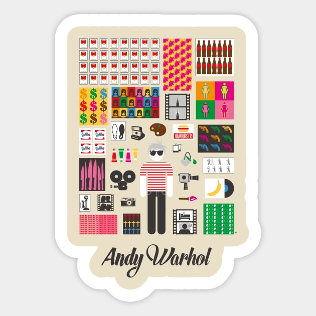 Andy Warhol Sticker by viktorhertz